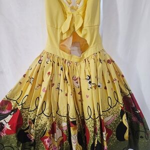 Medium Pinup Couture Pinup Girl Clothing Mary Blair Alice Keyhole Dress NWT